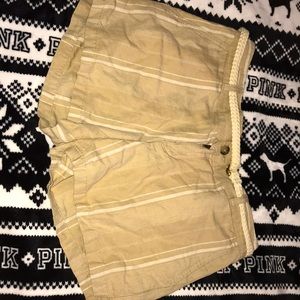 khaki shorts